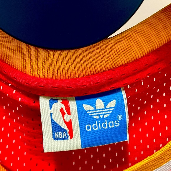 Vintage Hakeem Olajuwon Houston Rockets Hardwood Classics Adidas Jersey - Picture 4 of 4